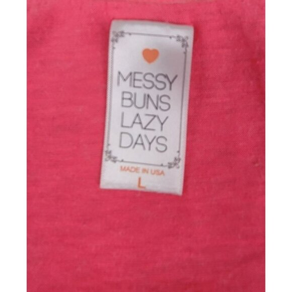 Womens Tee Pink I Train Like a Girl Try to Keep Up Size Large  JH1025 - Picture 3 of 4